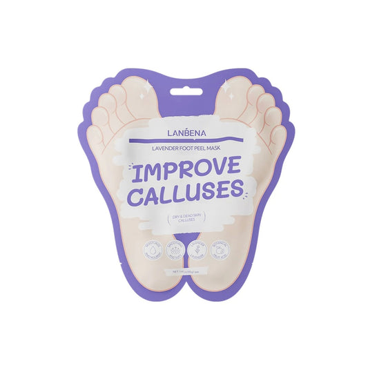 LANBENA Lavender Foot Peel Mask – Exfoliation & Calming Care for Smooth, Refreshed Feet