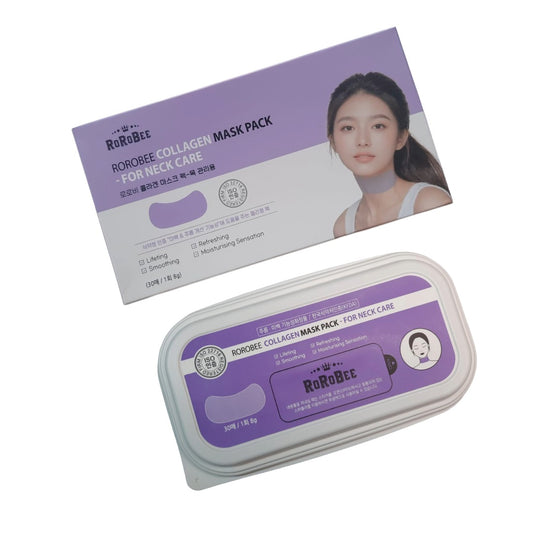 ROROBEE Collagen Neck Patch Jelly Mask – Firming & Brightening Care