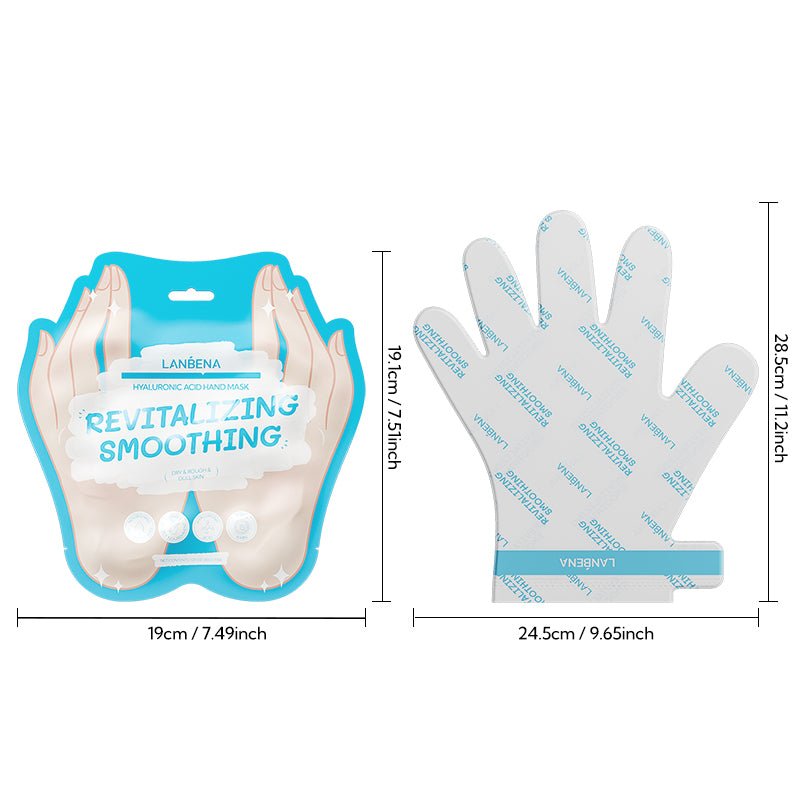 LANBENA Hyaluronic Acid Hand Mask – Deep Hydration & Soothing Care for Soft, Plumped Hands - Maskory