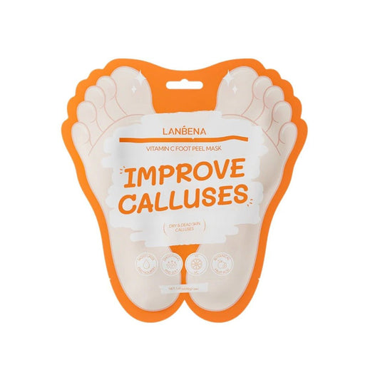 LANBENA Vitamin C Foot Peel Mask – Gentle Exfoliation & Brightening for Smooth, Soft Feet - Maskory
