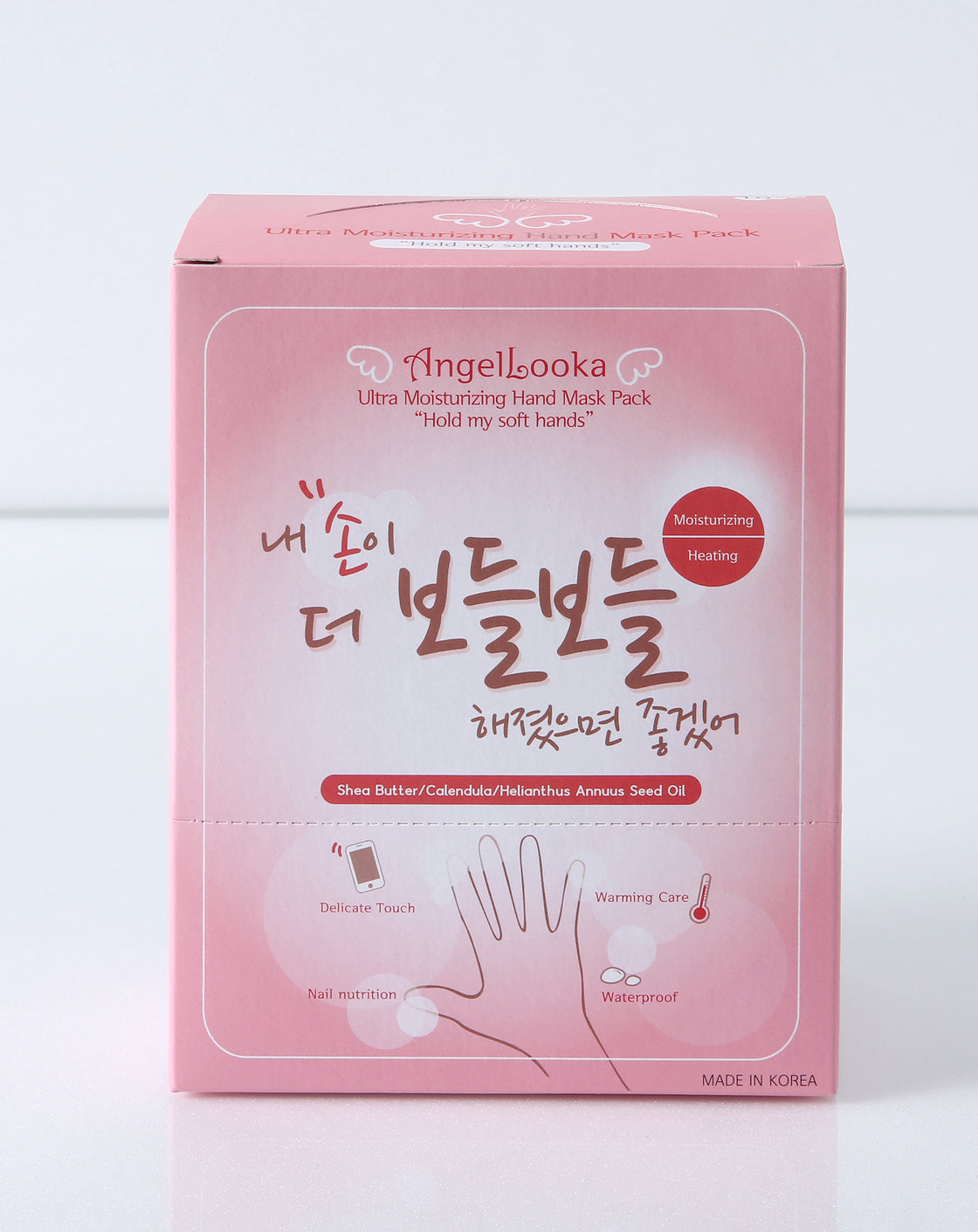 Angellooka Heating Hand Pack – Self-Warming Moisturizing Hand Mask
