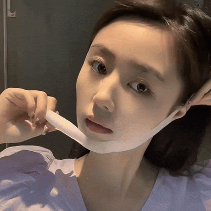 Loloskinny Hydrogel Chin V-Line Lifting Mask – Korean Anti-Aging Jawline Sculpting Treatment