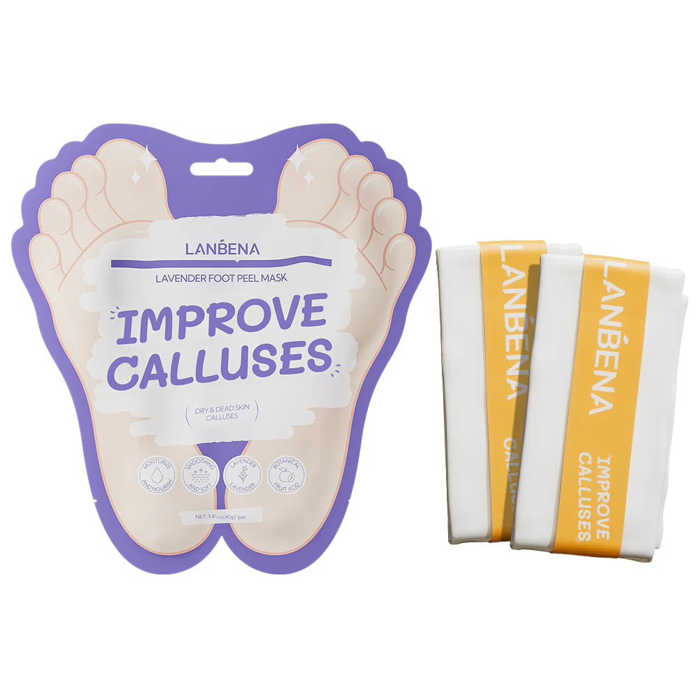 LANBENA Lavender Foot Peel Mask – Exfoliation & Calming Care for Smooth, Refreshed Feet - Maskory