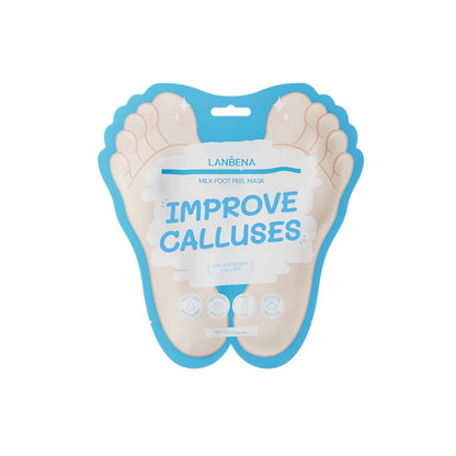 LANBENA Milk Foot Peel Mask – Gentle Peeling & Deep Nourishment for Smooth, Soft Feet