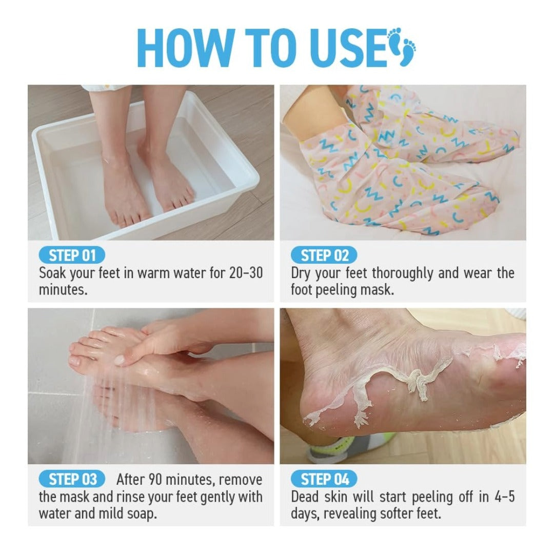 Madforcos Silky Smooth Foot Peeling Mask – Gentle Exfoliation for Baby-Soft Feet