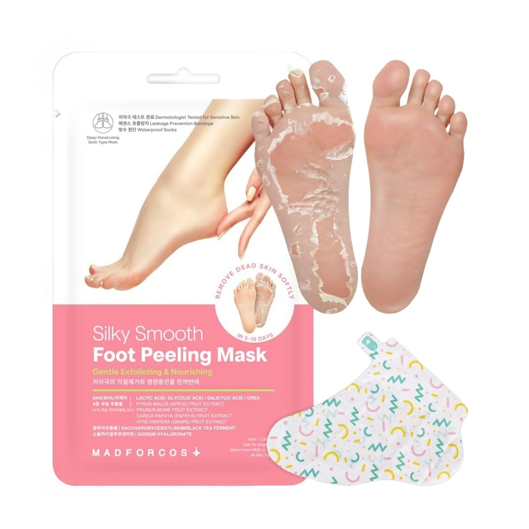Madforcos Silky Smooth Foot Peeling Mask – Gentle Exfoliation for Baby-Soft Feet