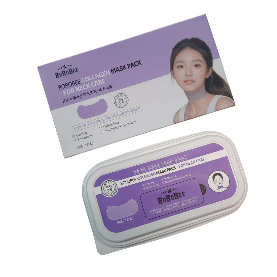 ROROBEE Collagen Neck Patch Jelly Mask – Firming & Brightening Care