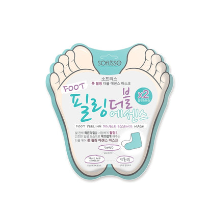 Soflisse Foot Peeling Double Essence Mask – Intensive Hydration & Elasticity Boost for Dry Feet