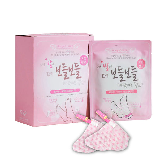 Angellooka Heating Foot Pack – Self-Warming Moisturizing Foot Mask