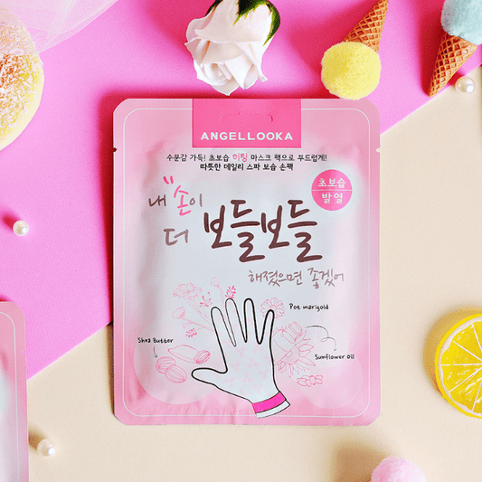 Angellooka Heating Hand Pack – Self - Warming Moisturizing Hand Mask - Maskory