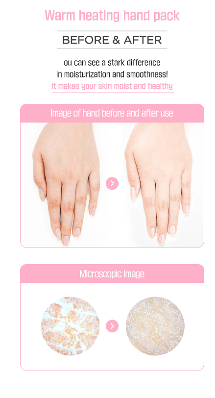 Angellooka Heating Hand Pack – Self - Warming Moisturizing Hand Mask - Maskory