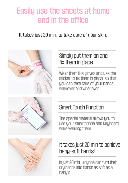 Angellooka Heating Hand Pack – Self - Warming Moisturizing Hand Mask - Maskory