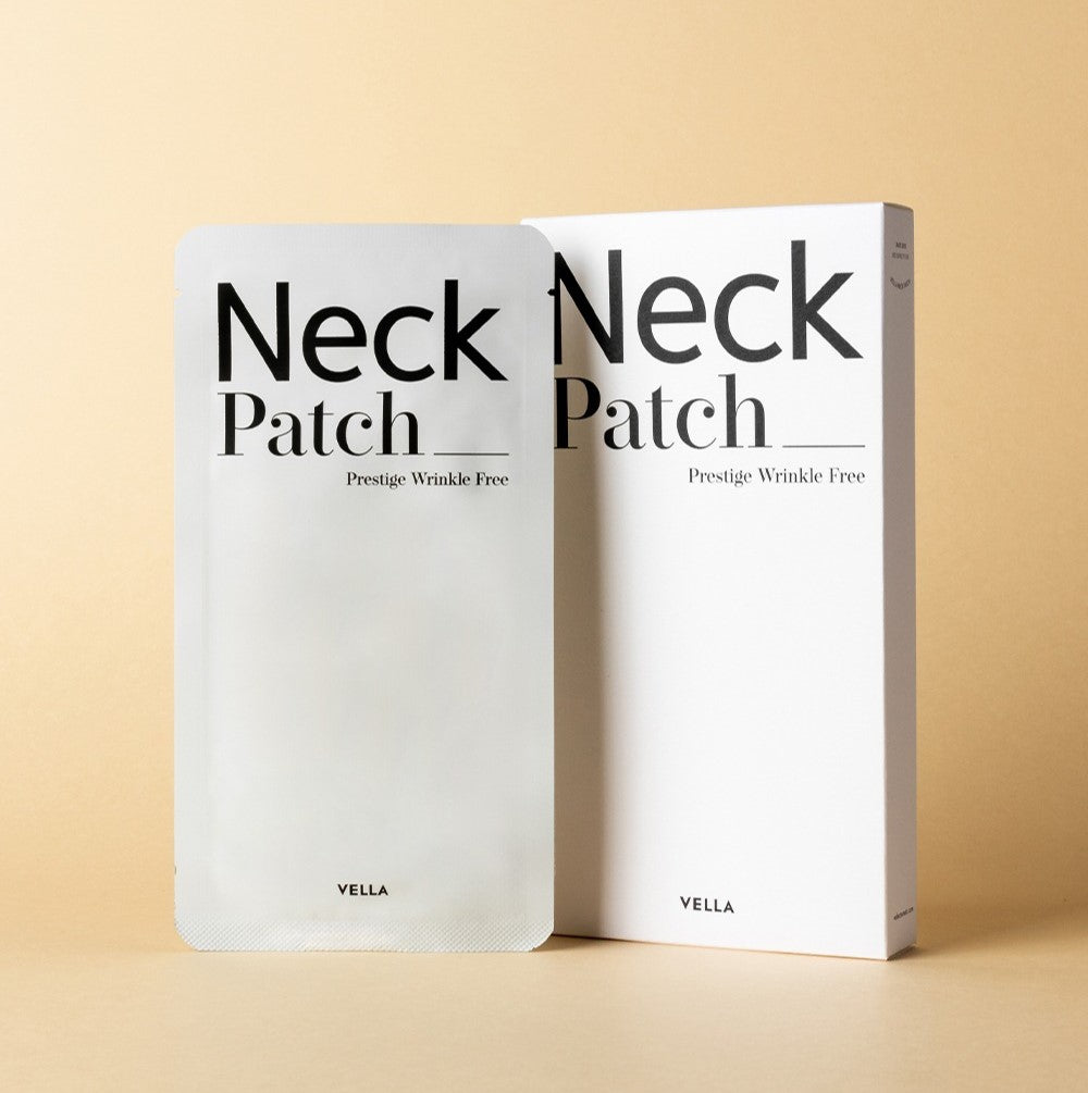 Vella Neck Patch Prestige Wrinkle – Hydrogel Neck Mask for Firming, Anti-Aging & Wrinkle Reduction