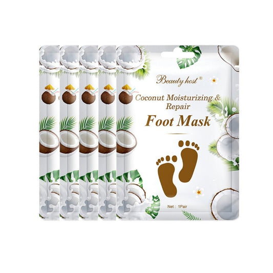 Coconut Moisturizing & Repair Foot Mask - 5 pairs - Maskory