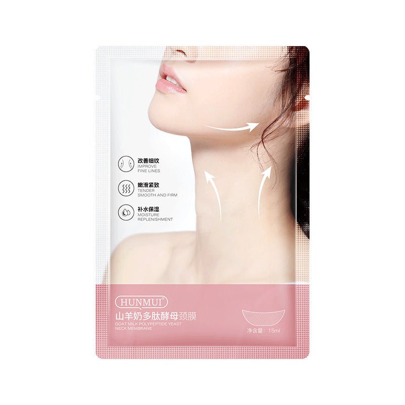 HUNMUI Moisturizing Gold Firming Neck Mask – 24K Gold Collagen Hydrogel Anti - Aging Neck Mask - Maskory