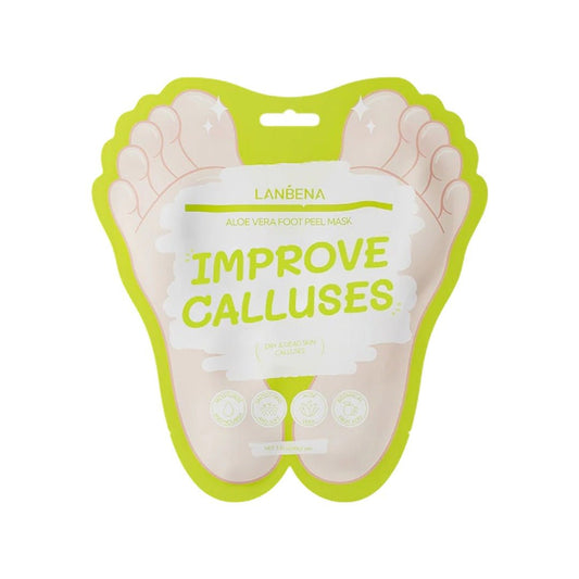 LANBENA Aloe Vera Foot Peel Mask – Gentle Exfoliation & Hydration for Baby - Soft Feet - Maskory