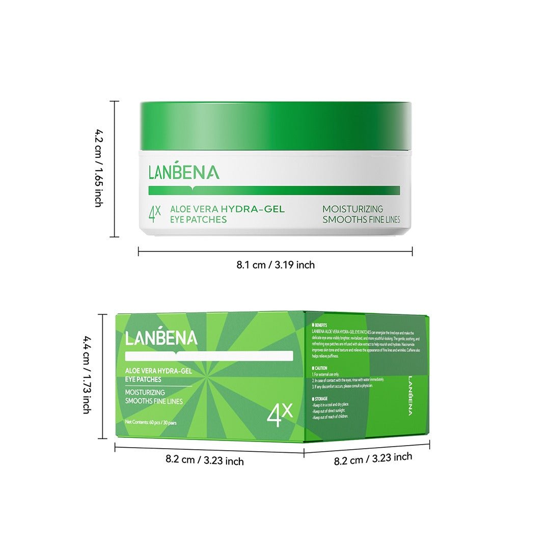 Lanbena Aloe Vera Hydra - Gel Eye Patches - Maskory