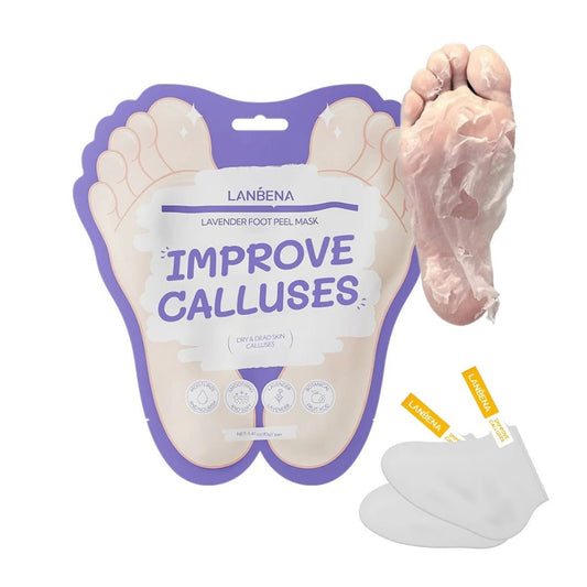 LANBENA Lavender Foot Peel Mask – Exfoliation & Calming Care for Smooth, Refreshed Feet - Maskory