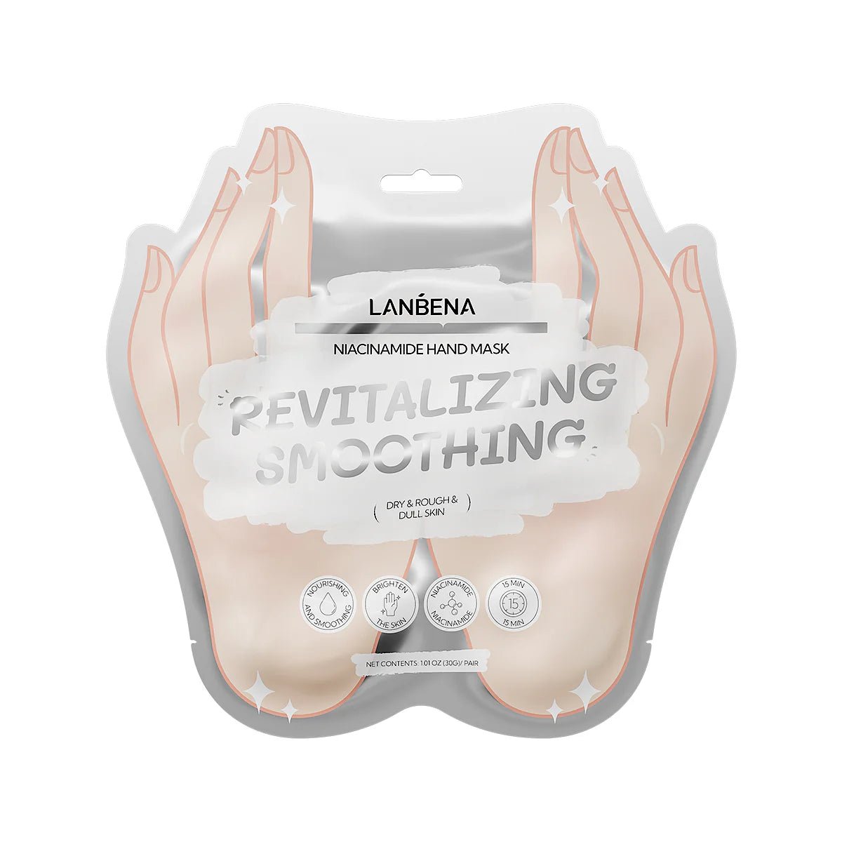 LANBENA Niacinamide Hand Mask – Deep Hydration & Brightening for Smooth, Radiant Hands - Maskory