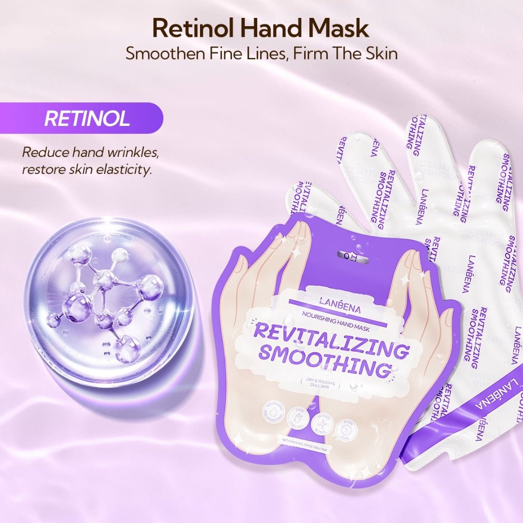LANBENA Nourishing Hand Mask – Brightening & Deep Repair for Soft, Renewed Hands - Maskory