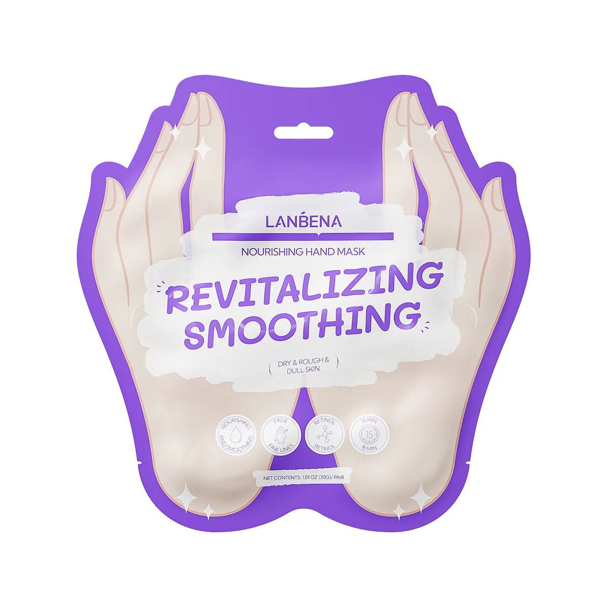 LANBENA Nourishing Hand Mask – Brightening & Deep Repair for Soft, Renewed Hands - Maskory