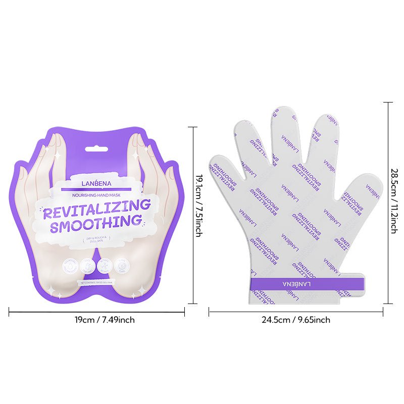 LANBENA Nourishing Hand Mask – Brightening & Deep Repair for Soft, Renewed Hands - Maskory