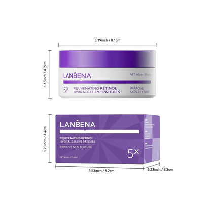LANBENA Rejuvenating Retinol Hydra - Gel Eye Patches - Maskory