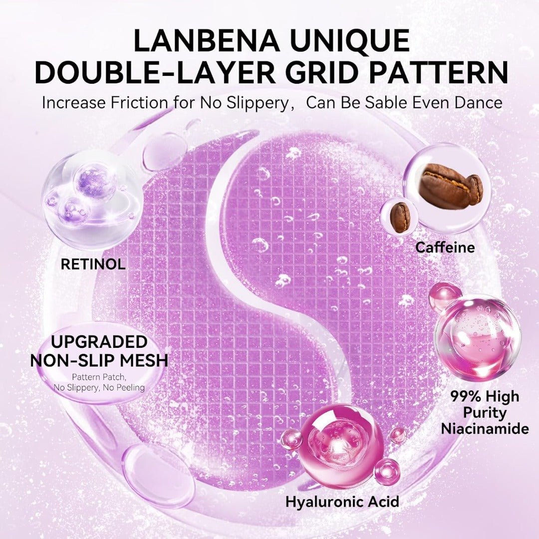 LANBENA Rejuvenating Retinol Hydra - Gel Eye Patches - Maskory