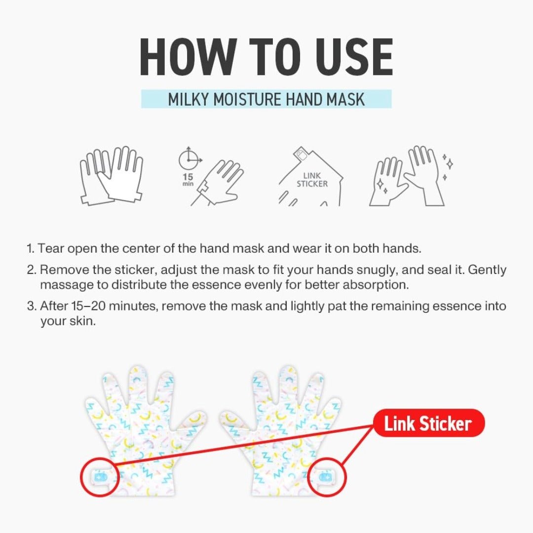 MADFORCOS Milky Moisture Hand Mask – Intensive Hydration & Softening for Dry, Tired Hands - Maskory