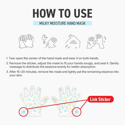 MADFORCOS Milky Moisture Hand Mask – Intensive Hydration & Softening for Dry, Tired Hands - Maskory