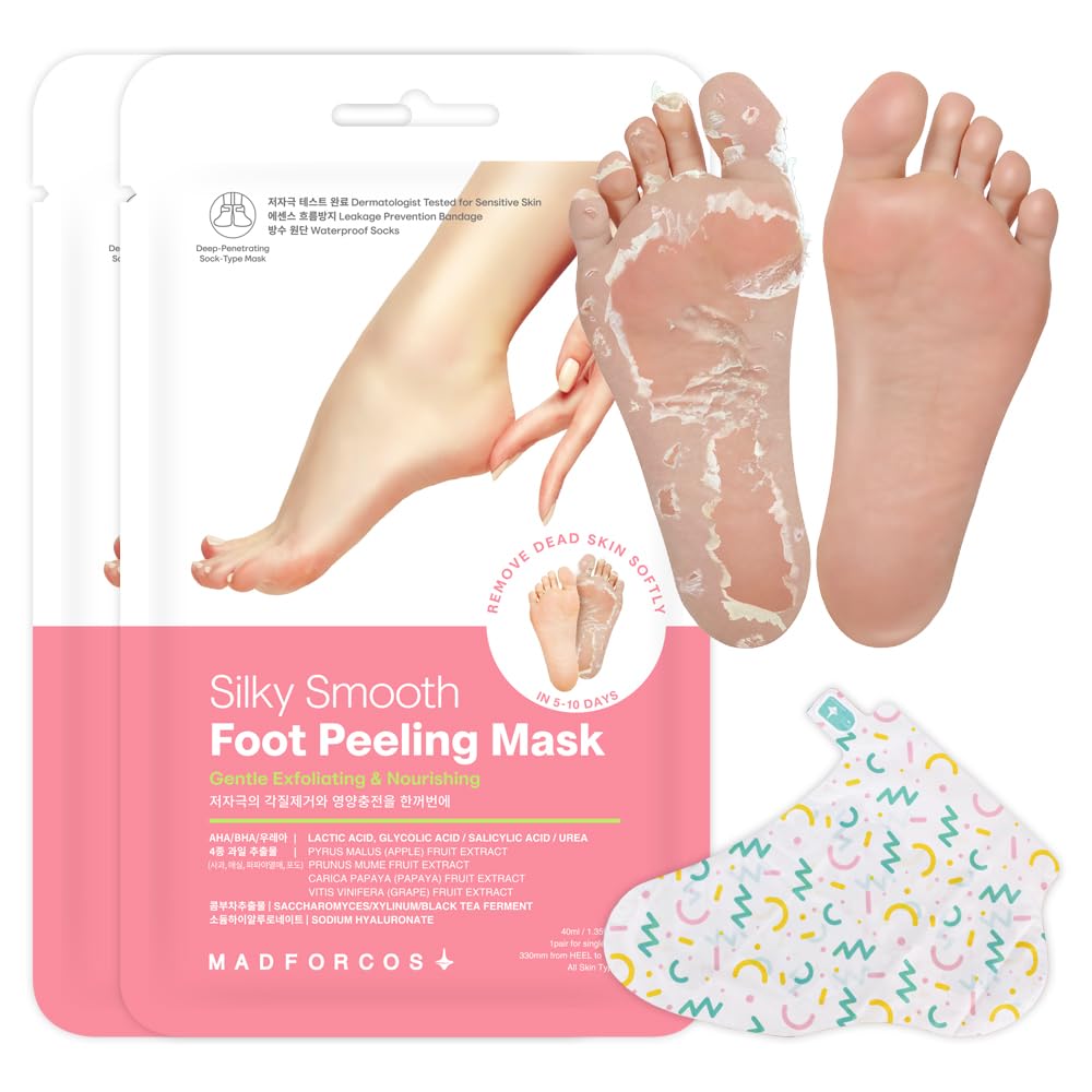 Madforcos Silky Smooth Foot Peeling Mask – Gentle Exfoliation for Baby - Soft Feet - Maskory