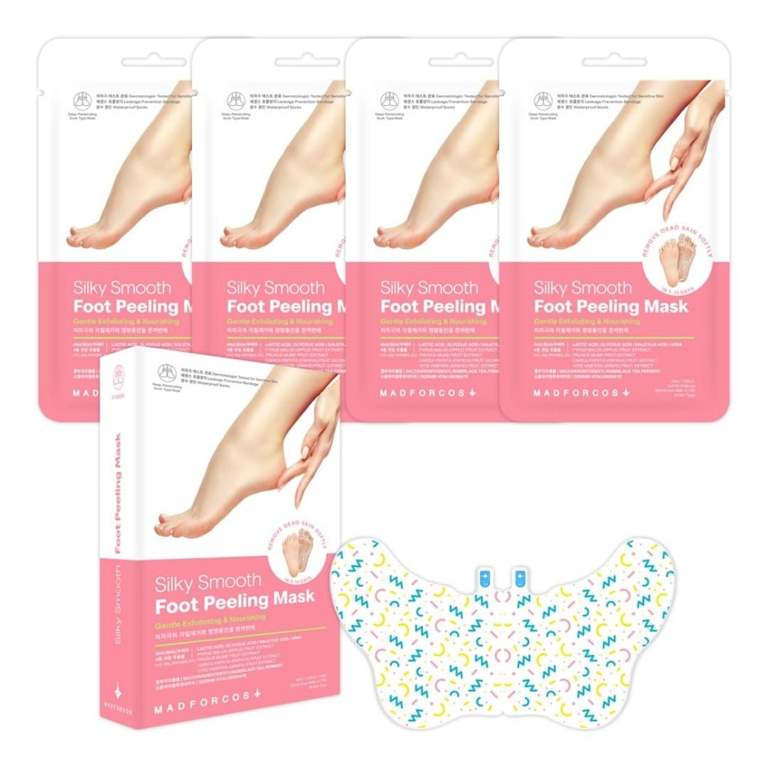 Madforcos Silky Smooth Foot Peeling Mask – Gentle Exfoliation for Baby - Soft Feet - Maskory
