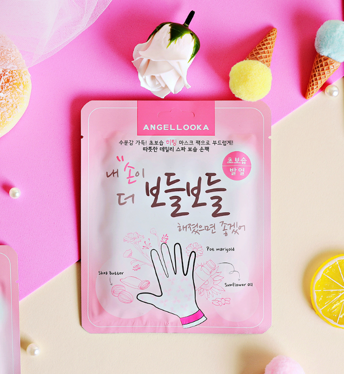 Angellooka Heating Hand Pack – Self-Warming Moisturizing Hand Mask