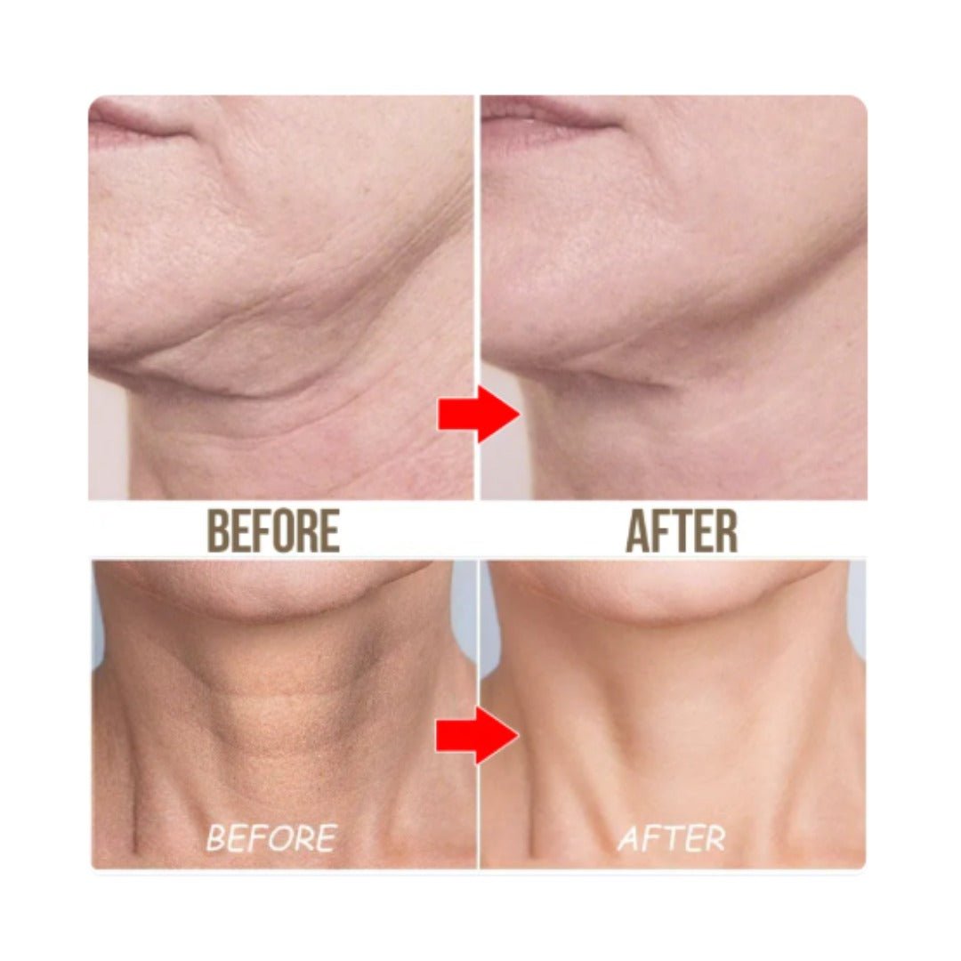 PIBAMY Gold Tightens Neck Mask – Anti - Aging Neck Mask for Firming, Tightening & Wrinkle Care - Maskory
