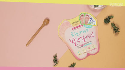 Soflisse Hinoki Foot Peeling Mask – Exfoliating Foot Peel with Forest Therapy