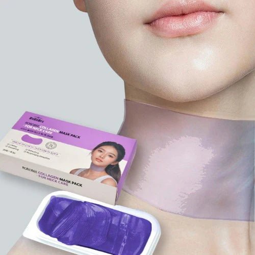 ROROBEE Collagen Neck Patch Jelly Mask – Firming & Brightening Care - Maskory