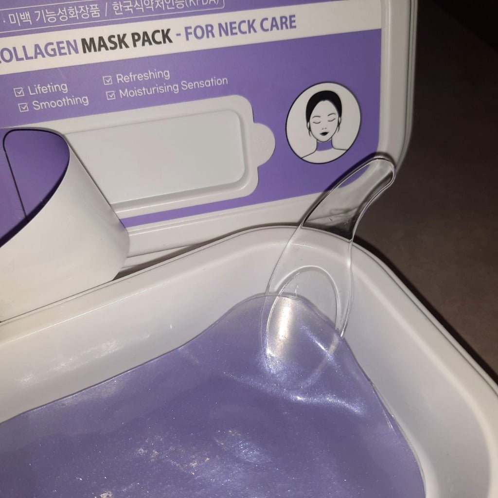 ROROBEE Collagen Neck Patch Jelly Mask – Firming & Brightening Care - Maskory
