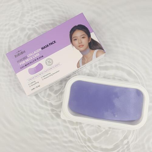 ROROBEE Collagen Neck Patch Jelly Mask – Firming & Brightening Care - Maskory