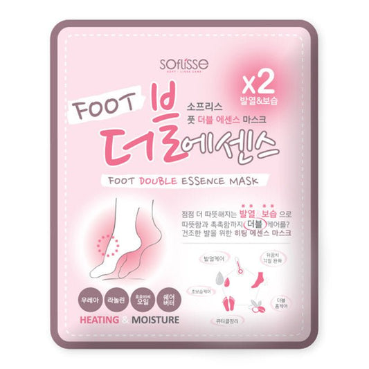 Soflisse Foot Double Essence Mask – Intensive Soothing & Hydration for Dry, Tired Feet - Maskory