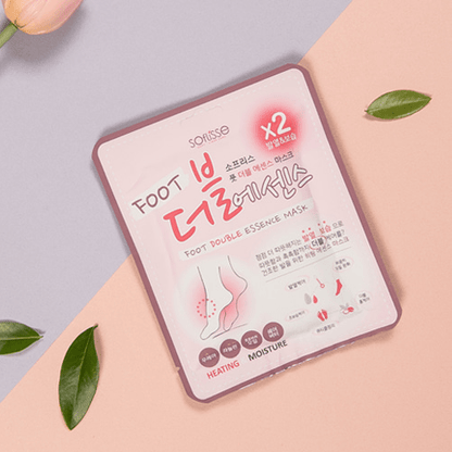 Soflisse Foot Double Essence Mask – Intensive Soothing & Hydration for Dry, Tired Feet - Maskory
