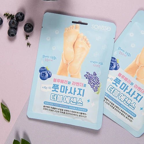 Soflisse Foot Massage Double Essence Mask – Relaxing & Moisturizing Foot Mask - Maskory