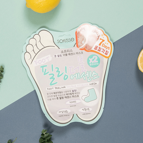 Soflisse Foot Peeling Double Essence Mask – Intensive Hydration & Elasticity Boost for Dry Feet - Maskory