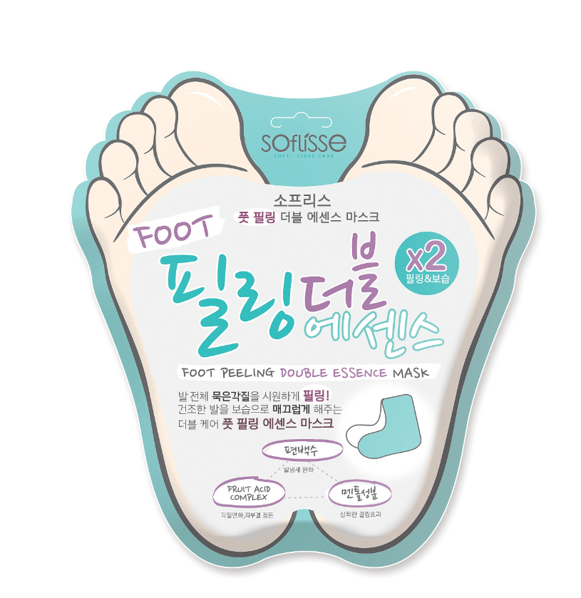 Soflisse Foot Peeling Double Essence Mask – Intensive Hydration & Elasticity Boost for Dry Feet - Maskory