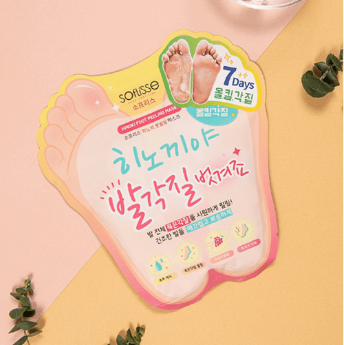 Soflisse Hinoki Foot Peeling Mask – Exfoliating Foot Peel with Forest Therapy - Maskory