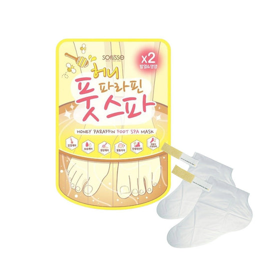 Soflisse Honey Paraffin Foot Spa Mask – Warm Foot Therapy with Honey & Paraffin - Maskory