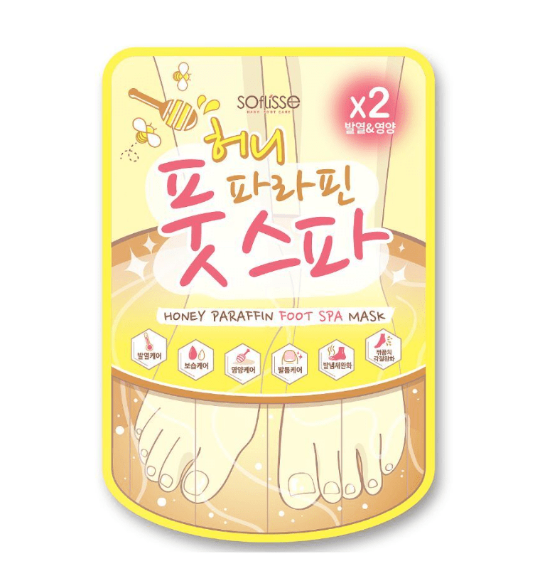 Soflisse Honey Paraffin Foot Spa Mask – Warm Foot Therapy with Honey & Paraffin - Maskory