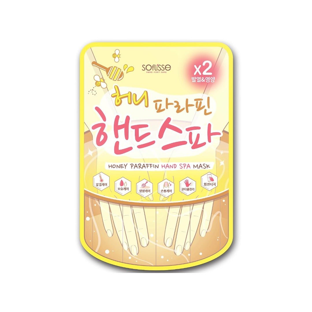 Soflisse Honey Paraffin Hand Spa Mask – Heated Paraffin Therapy for Soft, Nourished Hands - Maskory