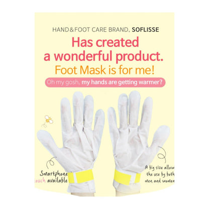 Soflisse Honey Paraffin Hand Spa Mask – Heated Paraffin Therapy for Soft, Nourished Hands - Maskory